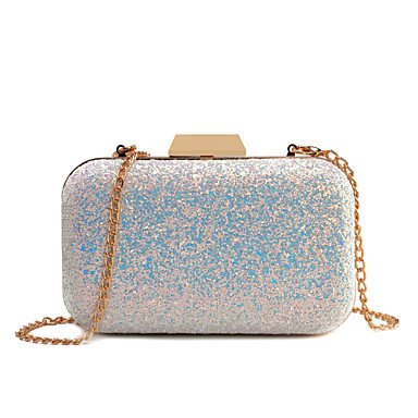 Women's Flash PU evening bag blush gold