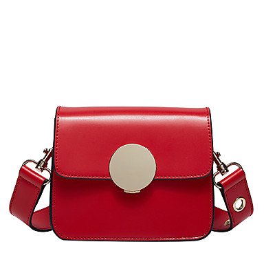 Women's Flash Leather Crossbody Bag Solid Color Red/Autumn Amplifier; Winter